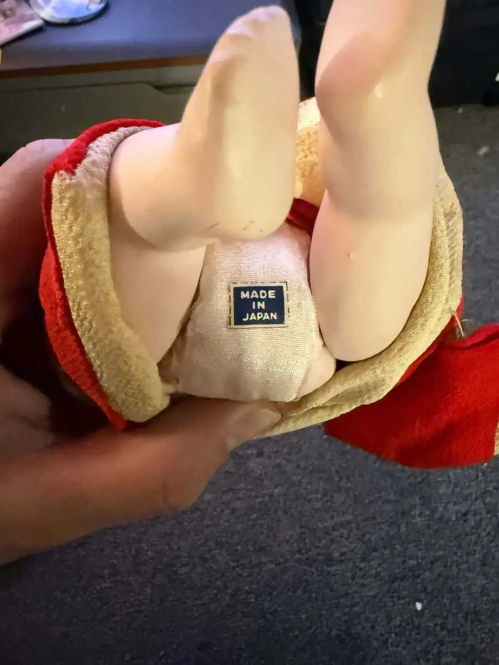 Vintage Japanese Ichimatsu Gofun Doll in Traditional Kimono
